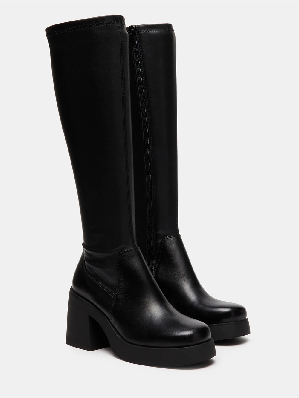 Steve Madden Berkleigh Boot Black Size 6.5 NIB